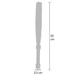 HIDDEN DESIRE Extreme Genuine Leather Whip 55 cm