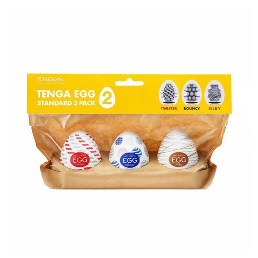 TENGA Egg Masturbator 3er-Pack Standard Set 2