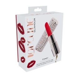 LOVELINE Candy Lipstick Vibrator mit 4 Aufsätzen Pink