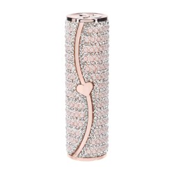 LOVELINE Candy Lipstick Vibrator mit 4 Aufsätzen Pink