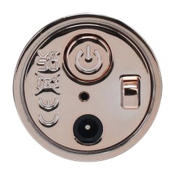 LOVELINE Candy Lipstick Vibrator mit 4 Aufsätzen Pink