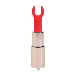 LOVELINE Tiffany Lipstick Vibrator mit 4 Aufsätzen Pink