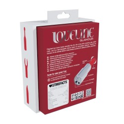 LOVELINE Angel Lipstick Vibrator wmit 4 Aufsätzen Weiss