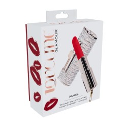 LOVELINE Angel Lipstick Vibrator mit 4 Aufsätzen Pink