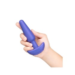B-VIBE Shake Slimline Anal-Plug mit Vibration Violett
