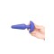 B-VIBE Shake Slimline Anal-Plug mit Vibration Violett