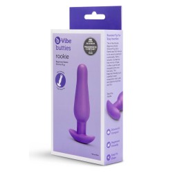 B-VIBE Rookie Silikon Anal-Plug Violett