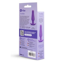 B-VIBE Rookie Silikon Anal-Plug Violett