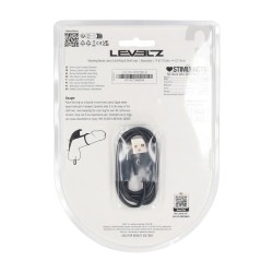 LEVELZ Adjustable Bunny Vibrating Silicone Lasso Cockring & Shaft Loop Schwarz