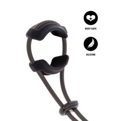 HIDDEN DESIRE Adjustable Comfort C-Ring Schwarz