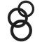 HIDDEN DESIRE Stamina Starter C-Rings 3er-Set Schwarz