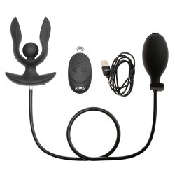 ANOS Analvibrator mit Spreiz- & Pumpfunktion Schwarz