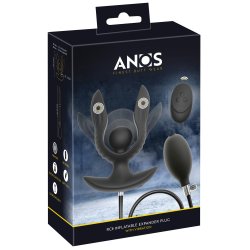 ANOS Analvibrator mit Spreiz- & Pumpfunktion Schwarz