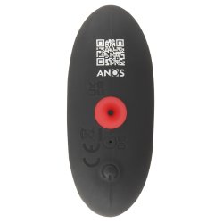 ANOS Analvibrator mit Spreiz- & Pumpfunktion Schwarz