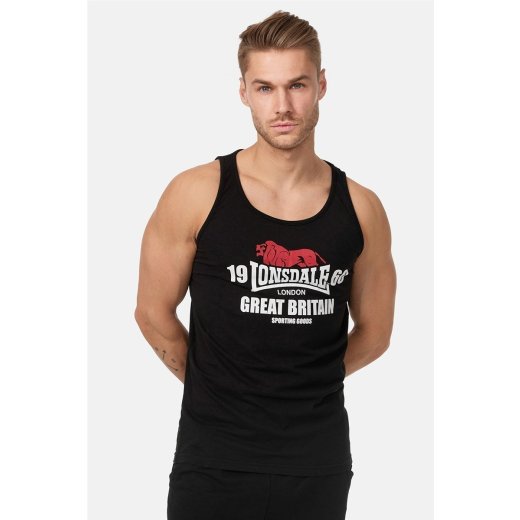 LONSDALE Tank Top Biggin Schwarz
