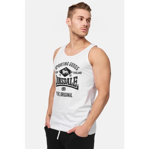 LONSDALE Tank Top Biggin Weiss