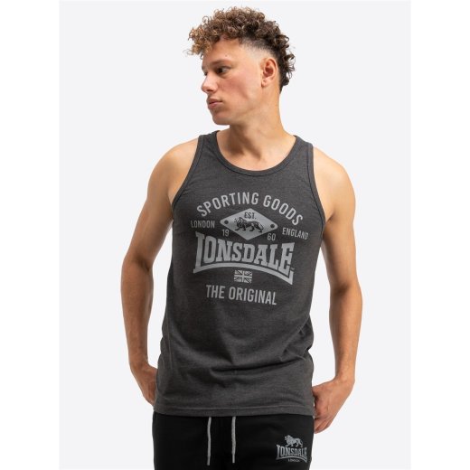 LONSDALE Tank Top Pilton Grau