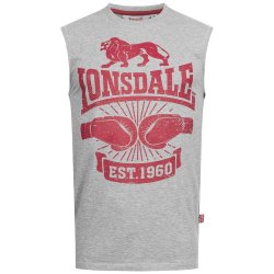 LONSDALE Ärmelloses Shirt Cleator Grau
