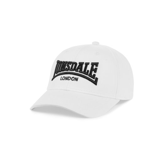 LONSDALE Baseball Cap Flixton Weiss