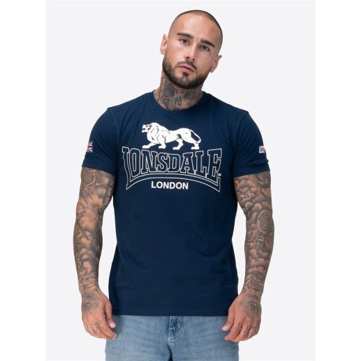 LONSDALE T-Shirt Hazelhurst Dunkelblau