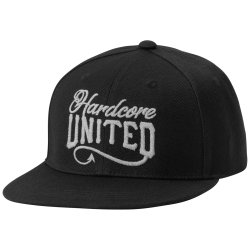 HARDCORE UNITED Baseball Cap Reflector Schwarz