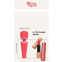 DREAM TOYS Love Signal In The Pocket Wand Rot