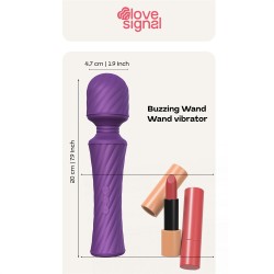 DREAM TOYS Love Signal Buzzing Wand Violett