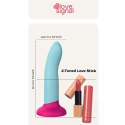 DREAM TOYS Love Signal 2-Toned Love Stick Small Blau