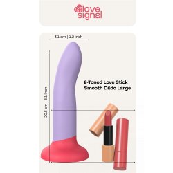 DREAM TOYS Love Signal 2-Toned Love Stick Large Lavendel