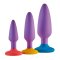 DREAM TOYS Love Signal Smooth Adventure Anal-Plug 3er-Set Violett