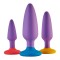DREAM TOYS Love Signal Smooth Adventure Anal-Plug 3er-Set Violett