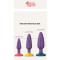DREAM TOYS Love Signal Smooth Adventure Anal-Plug 3er-Set Violett