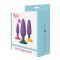 DREAM TOYS Love Signal Smooth Adventure Anal-Plug 3er-Set Violett