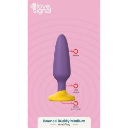 DREAM TOYS Love Signal Bounce Buddy Anal-Plug Medium Violett
