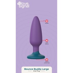 DREAM TOYS Love Signal Bounce Buddy Anal-Plug Large Violett