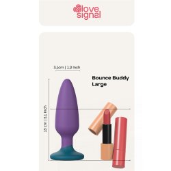 DREAM TOYS Love Signal Bounce Buddy Anal-Plug Large Violett
