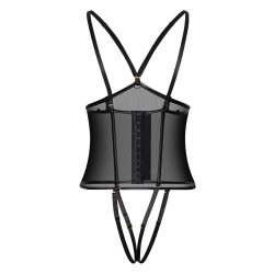 GUILTY PLEASURE Silhouette Contour Corset Body Schwarz