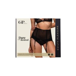 GUILTY PLEASURE Silhouette Suspender Belt Schwarz