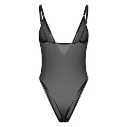 GUILTY PLEASURE Silhouette Lucent Low Cut Body Schwarz