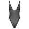 GUILTY PLEASURE Silhouette Lucent Low Cut Body Schwarz