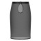 GUILTY PLEASURE Silhouette Sheer Stretch Skirt Schwarz