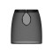 GUILTY PLEASURE Silhouette Mini Mesh Skirt Schwarz
