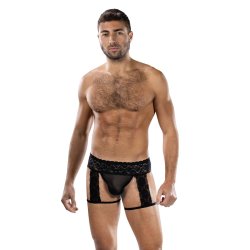 ENVY Midnight Stride Garters Schwarz OS