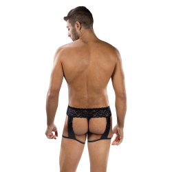 ENVY Midnight Stride Garters Schwarz OS