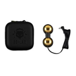 DUNGEON LAB Bi-Polar Double-Ball Electrode Gold