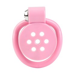 COCKLOCK Flat Zone Peniskäfig mit Harnröhrensonde 2,5 x 3,8 cm Pink