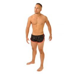 FIST Kurze Sprinter Hose Schwarz/Rot