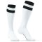 SNEAKXX "Hard" Fussball Socken Weiss/Schwarz One Size