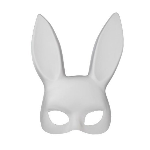 KINKY PLEASURE Bunny Maske Weiss