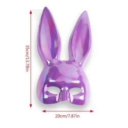 KINKY PLEASURE Bunny Maske Weiss